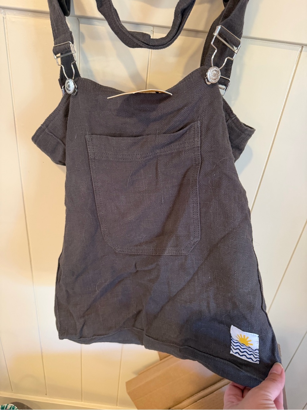 LF Markey Cox Tote gray Women’s BCanvas Tote Dress with Front Pocket NWT